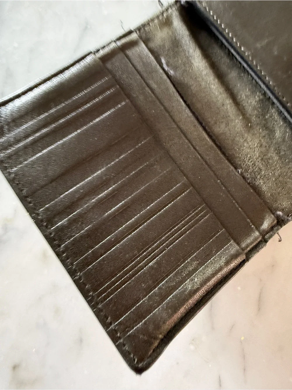 Paul Smith dark Brown Leather Bi-Fold Wallet